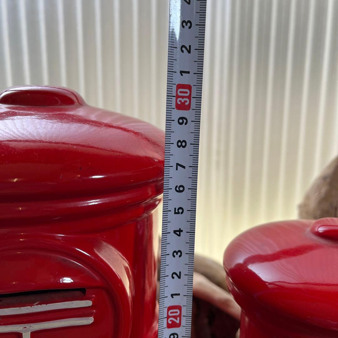 レトロ／郵便ポスト貯金箱／希少／特大・大・中・小【まとめ売り4点＋１】