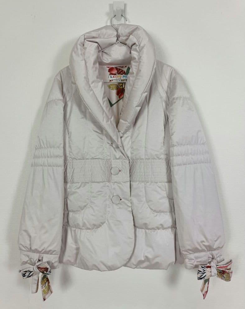 LEONARD 薄ピンクダウンジャケット【サイズ42 L相当】