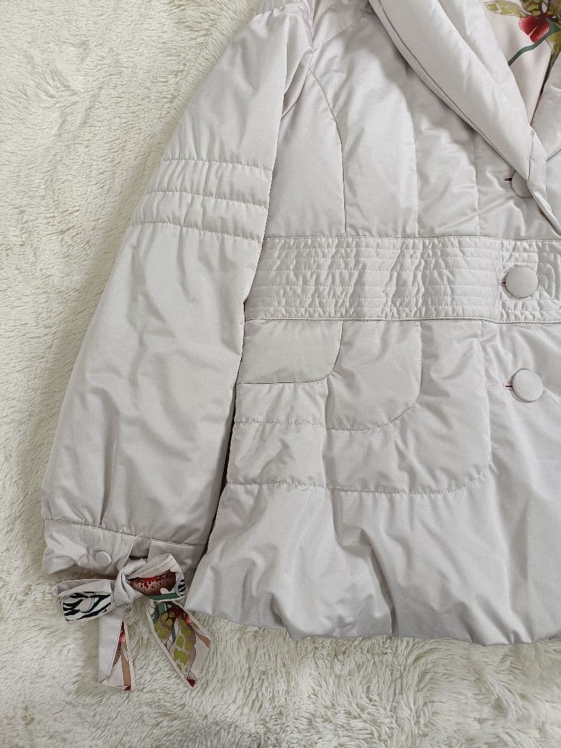 LEONARD 薄ピンクダウンジャケット【サイズ42 L相当】