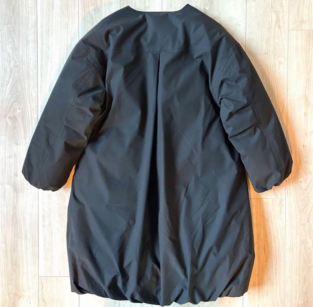 【Mily】　美品＊東原亜希 FORME ノーカラー ロングダウンコート