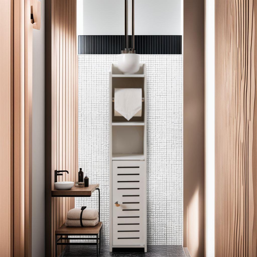 15cm 隙間収納 北欧 トイレットペーパーストッカー