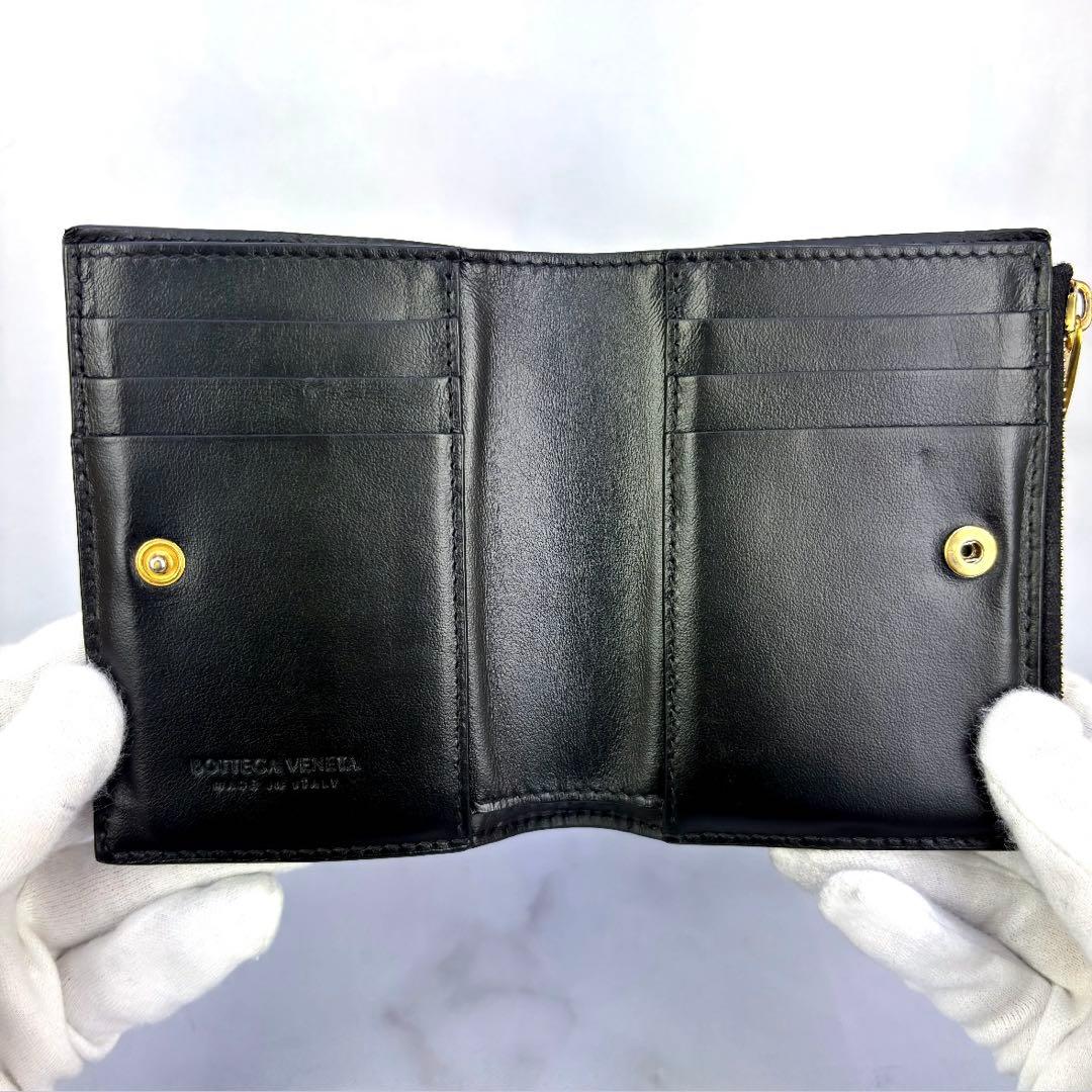 ⭐️極美品⭐️ BOTTEGA VENETA　コンパクト財布　2つ折り　カセット