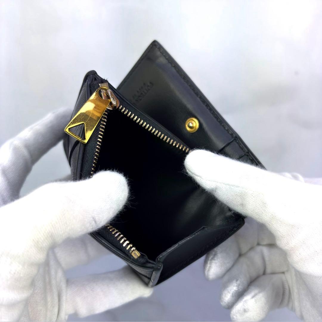 ⭐️極美品⭐️ BOTTEGA VENETA　コンパクト財布　2つ折り　カセット