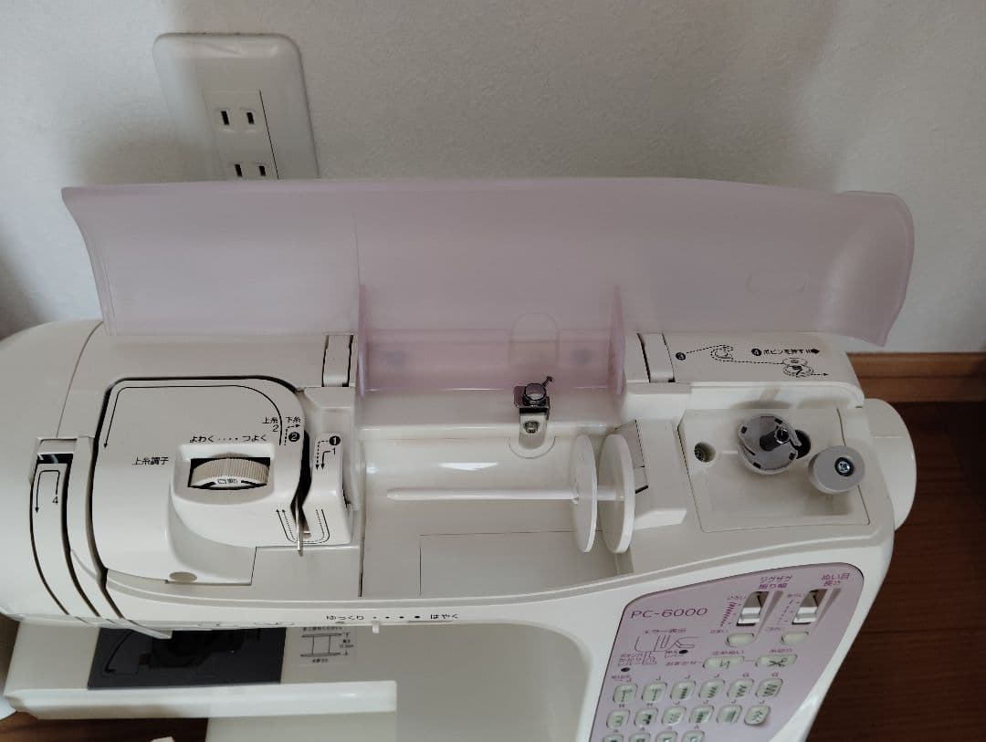 極美品・動作良好✨️ ブラザー コンピューターミシン PC-6000 フット付