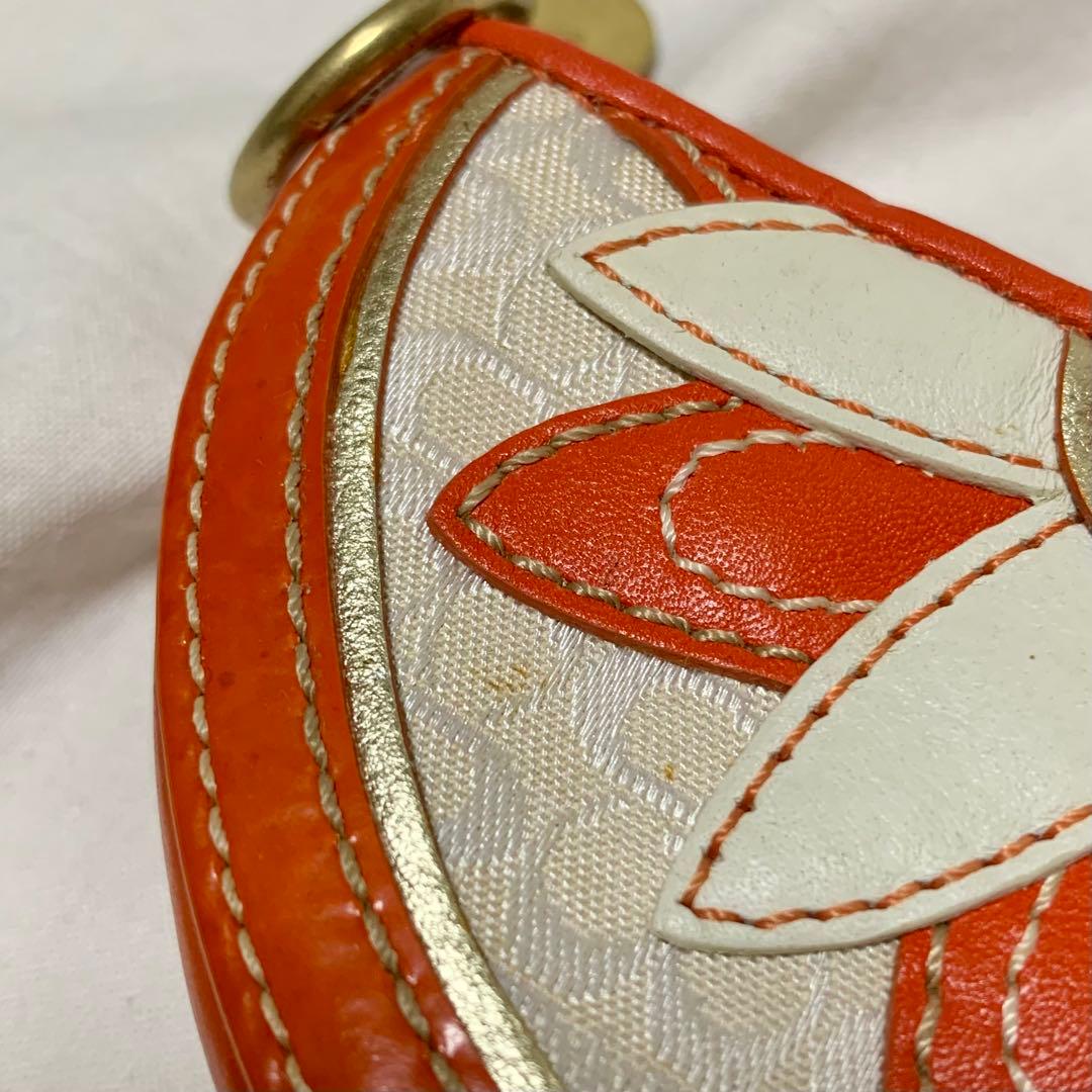 15年程前のコーチ　オレンジキーチャーム/バッグチャーム/ケース