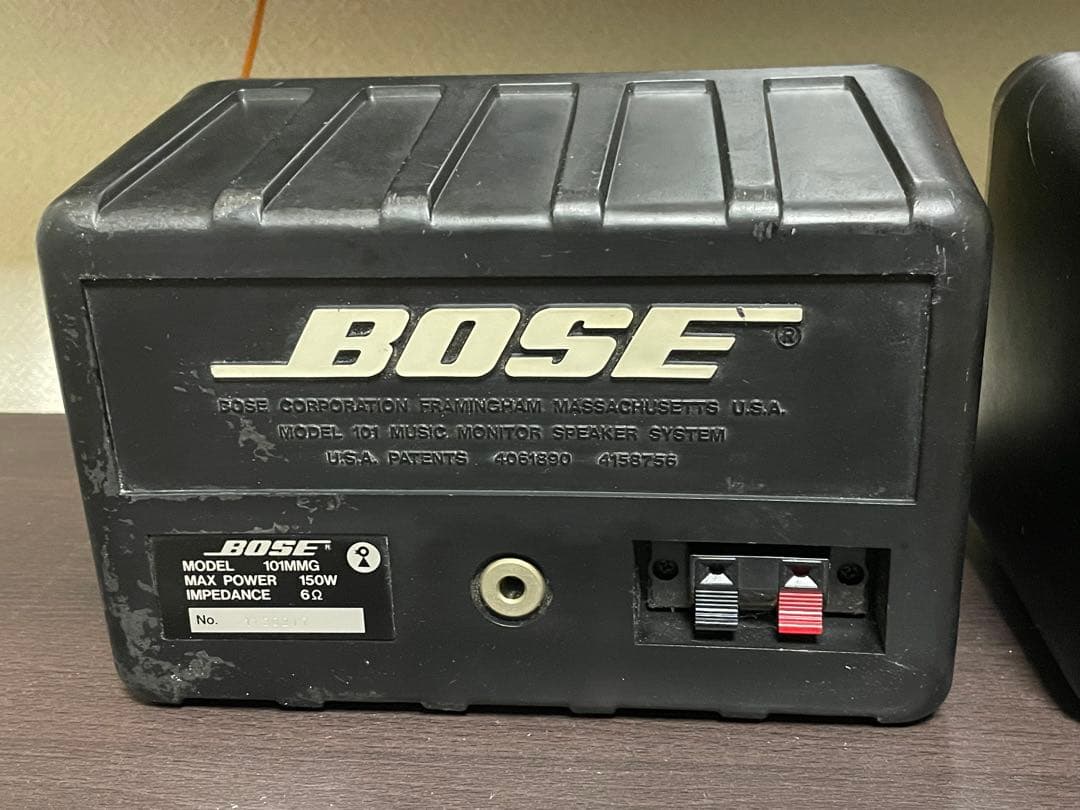 BOSE 101MMG スピーカー ペア ブラック 動作OK 片側キャップ凹み