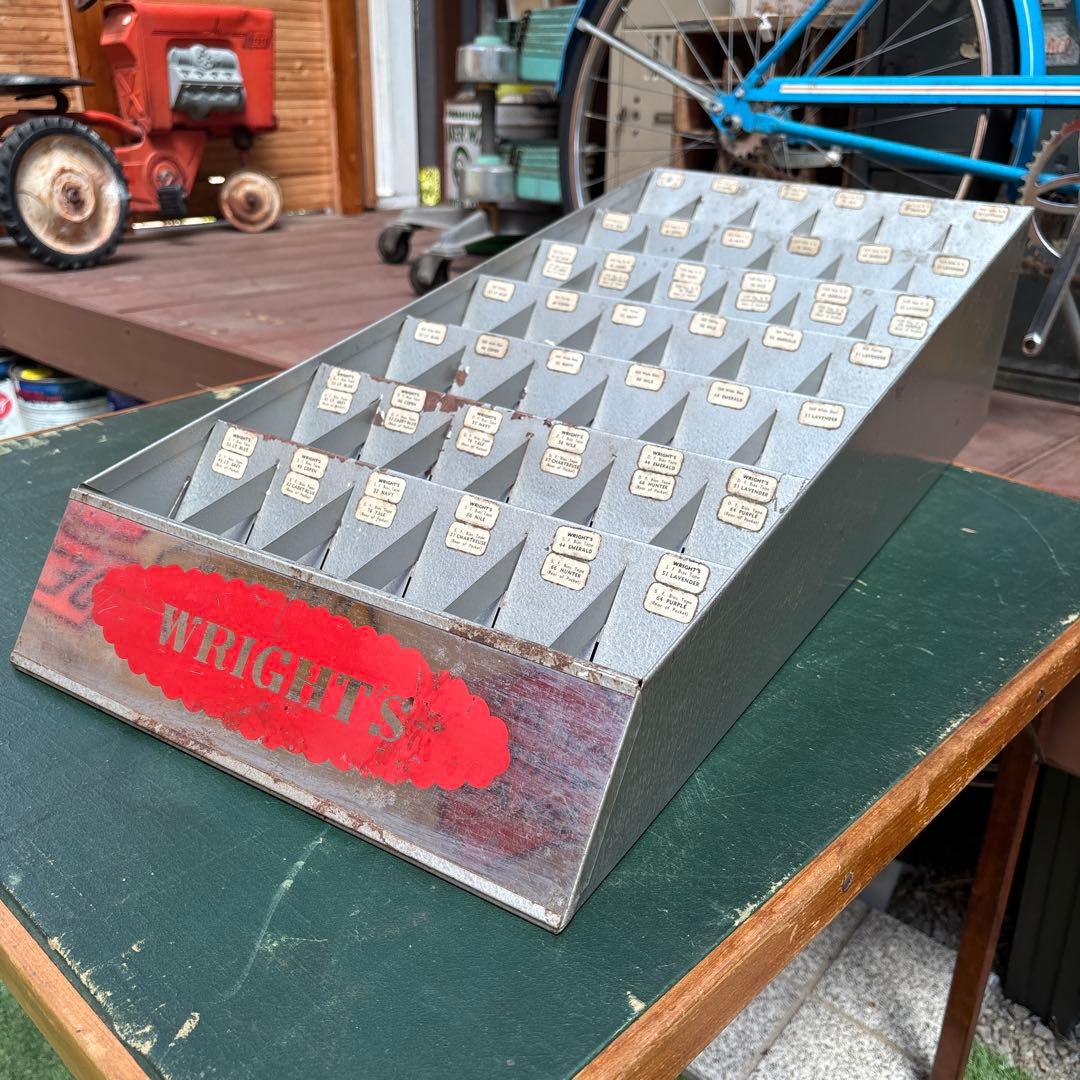 USA VINTAGE ストアディスプレイ WRIGHT'S 店舗什器
