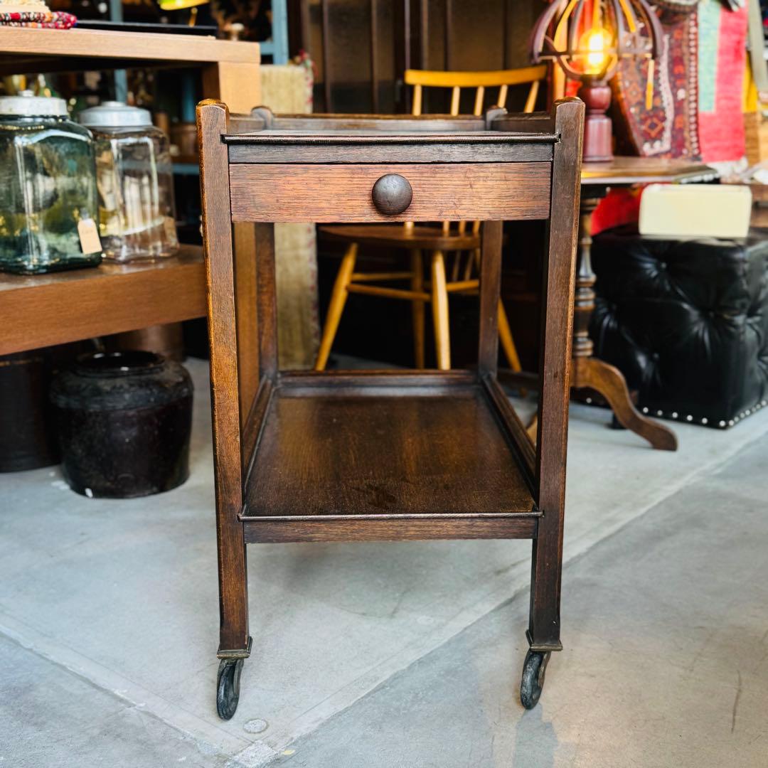 アンティーク　キャスターワゴン 20世紀前半