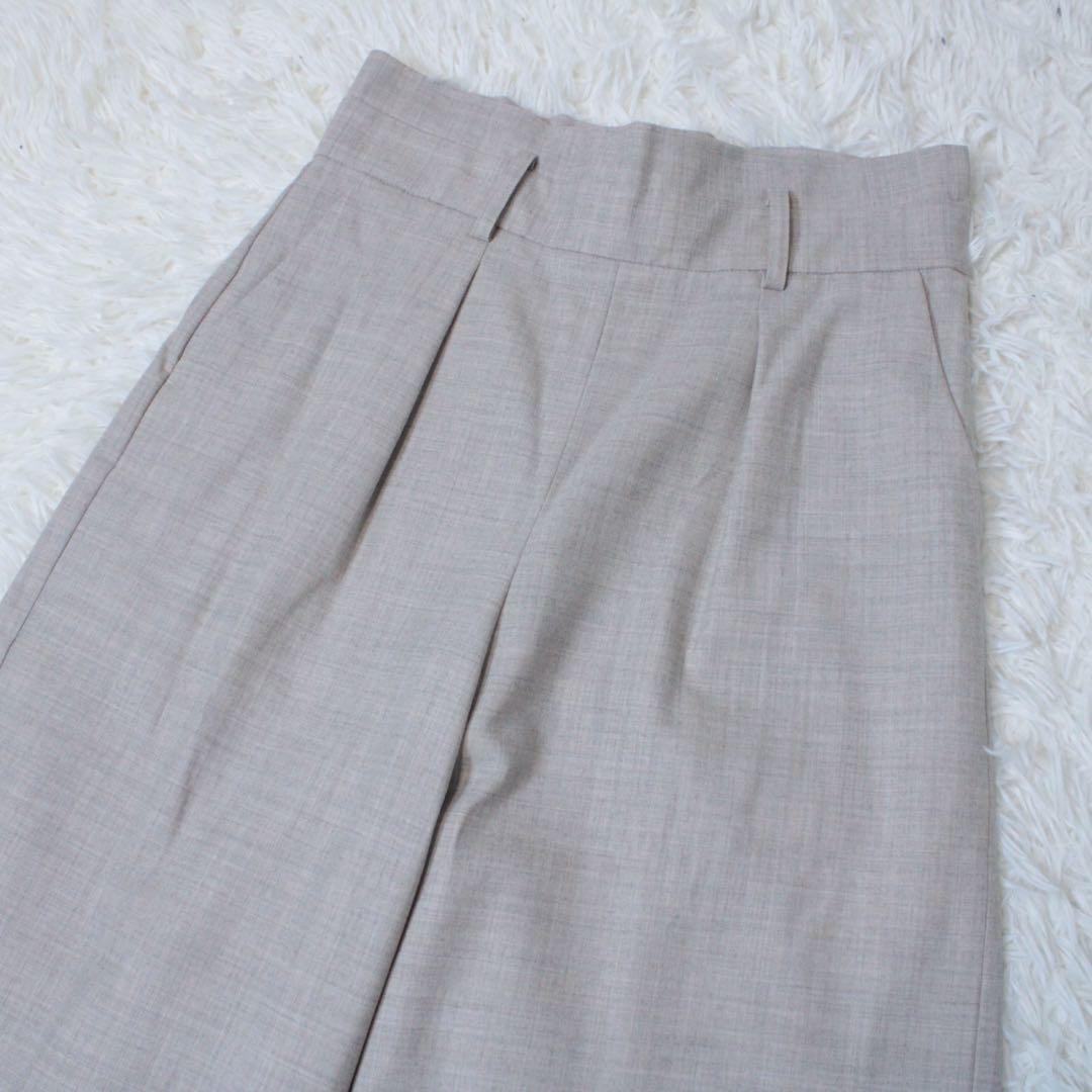 極美品 GLR サキソニー ノーラペル ダブル ジャケット セットアップ 40