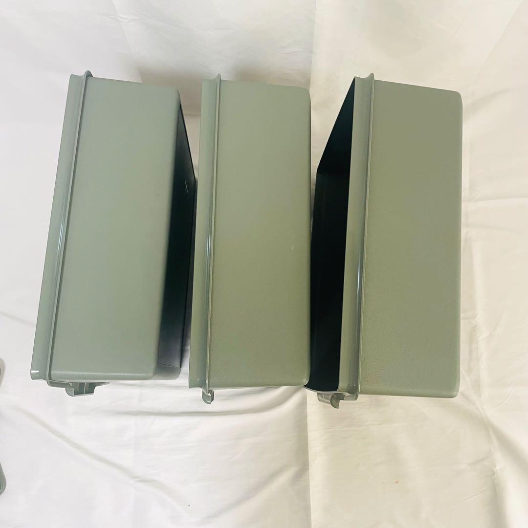 タッパーウェア 収納 スーパーケース 5個セット(深型2個+薄型3個)