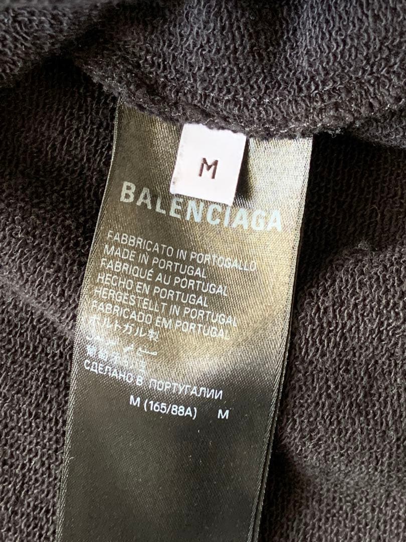 BALENCIAGA Heavy l ジップアップフーディ　Mサイズ
