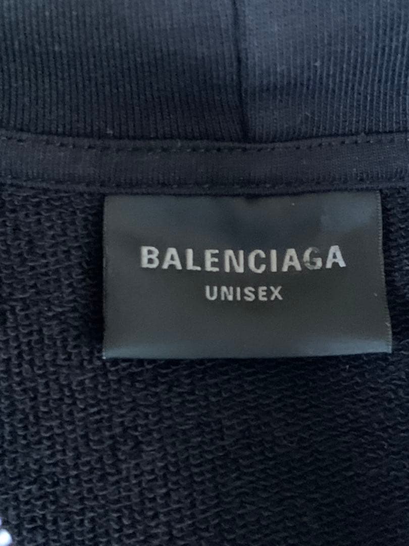 BALENCIAGA Heavy l ジップアップフーディ　Mサイズ