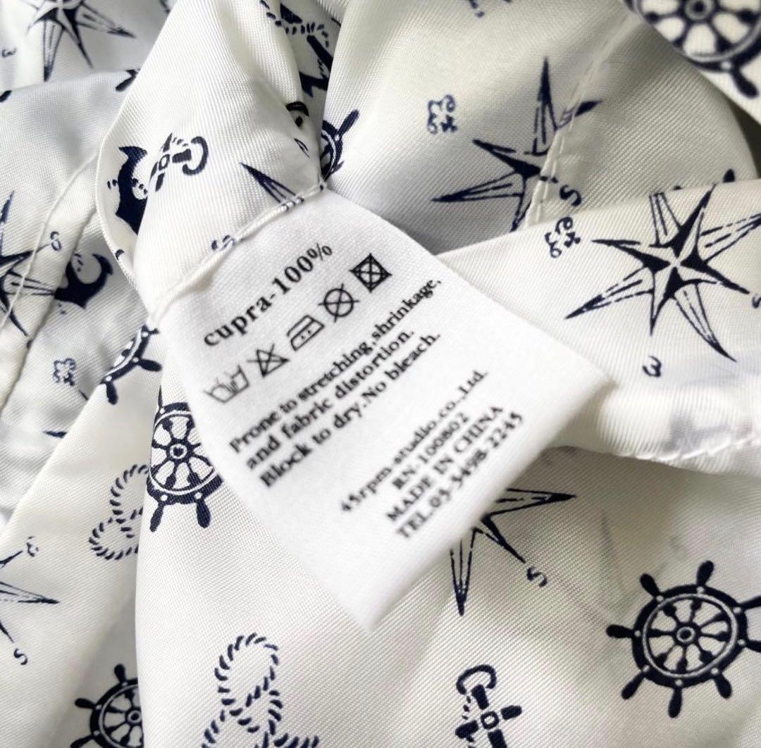 美品 45rpm レザージャケット 牛革 2 ネイビー