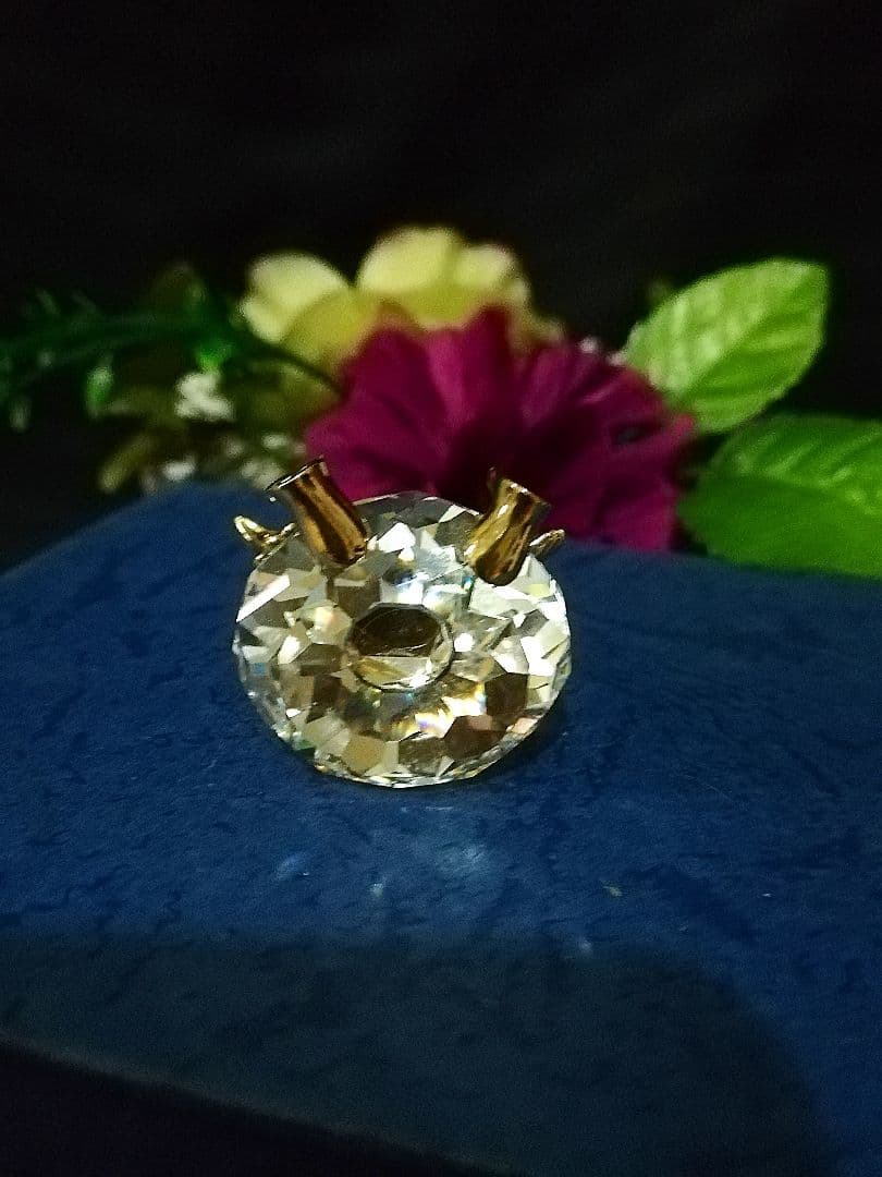 ★美品★廃盤スワロフスキークリスタルオブジェ置物赤ちゃん人形希少レアヴィンテージ