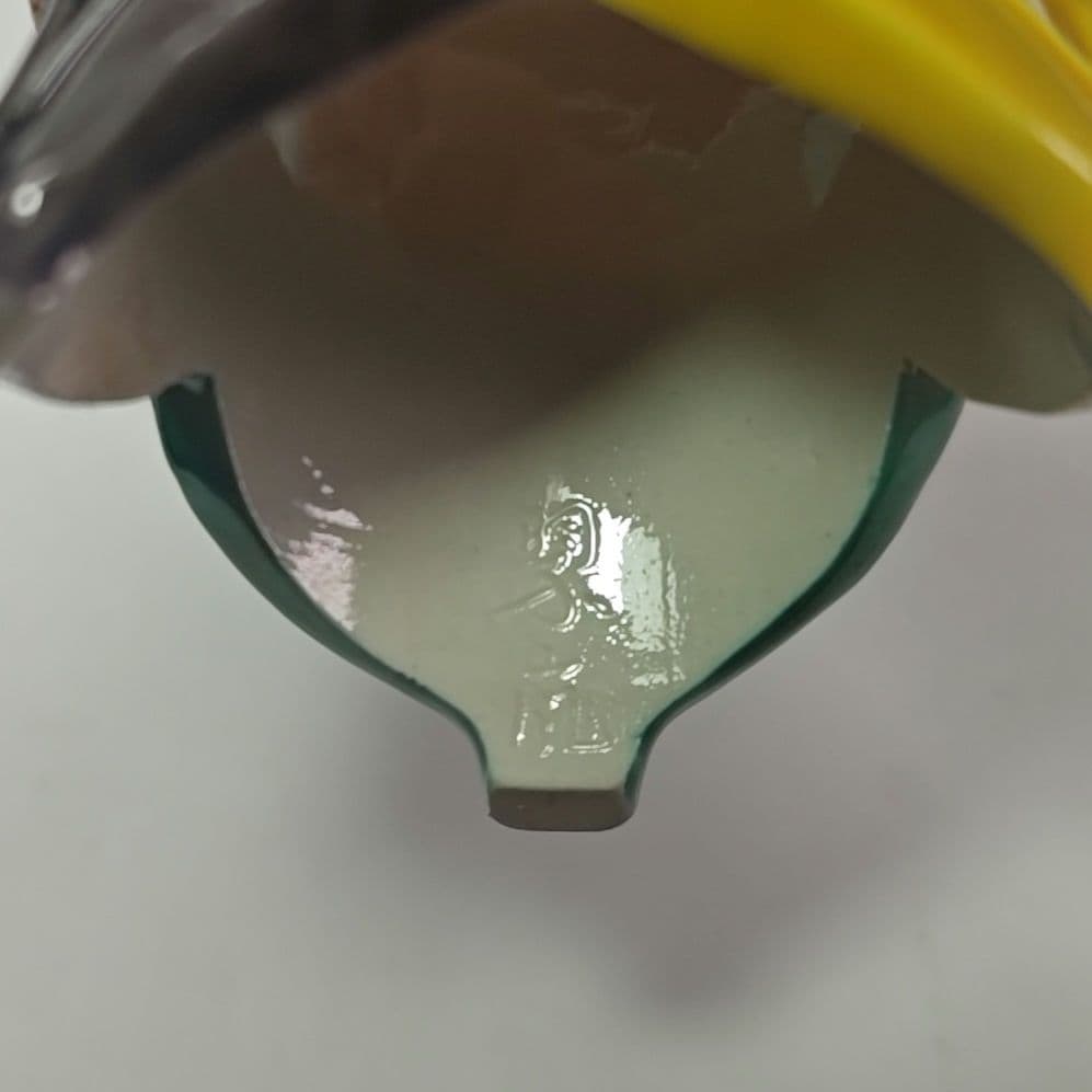 ウ270 蓋置『中村翠嵐』『交趾焼　三ツ葉　蓋置　共箱』茶道具