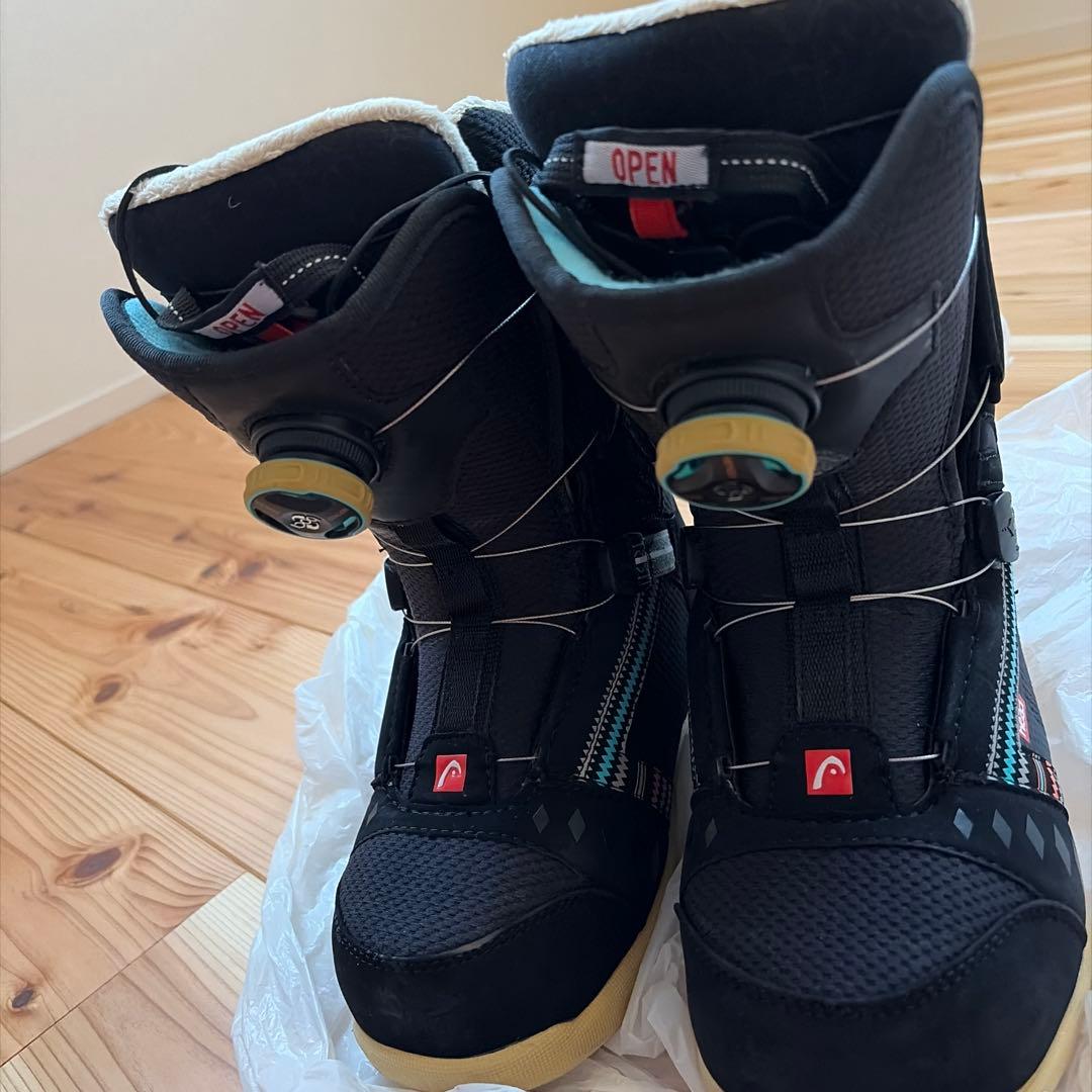 HEAD スノーボードブーツ BOAシステム ブラック 23.5cm