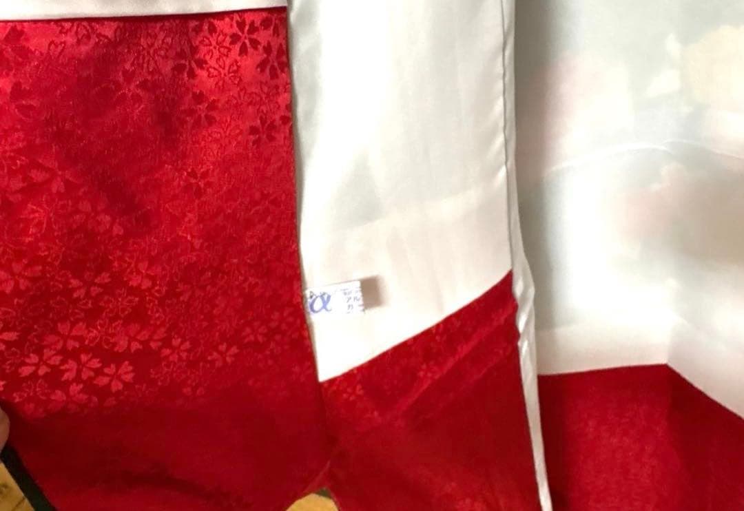 緑 花々 藤 菊 八重桜 振袖 身丈157