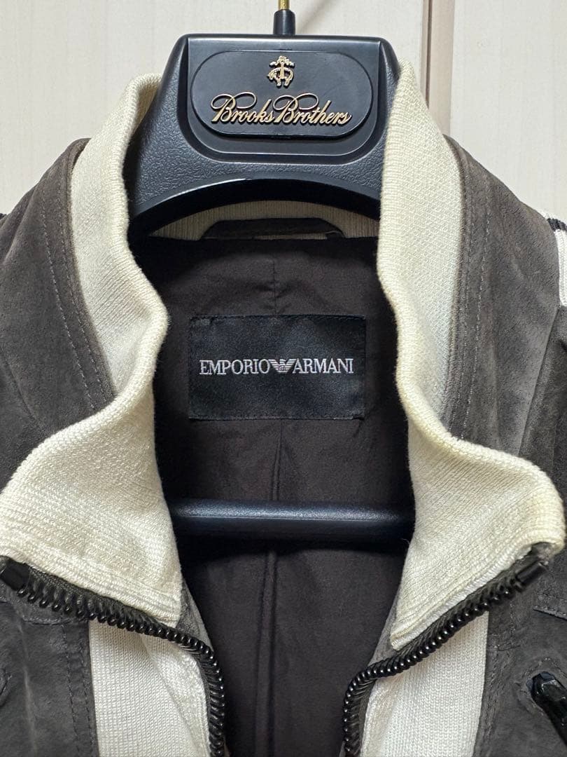 【希少】EMPORIO ARMANI シングルライダースジャケット