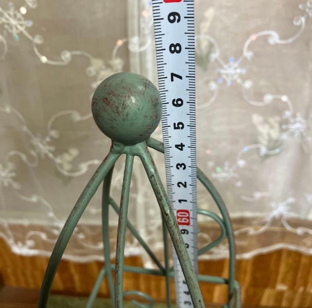 アイアン製ミニオベリスク　3個セット　アンティーク風ガーデンオーナメント　雑貨