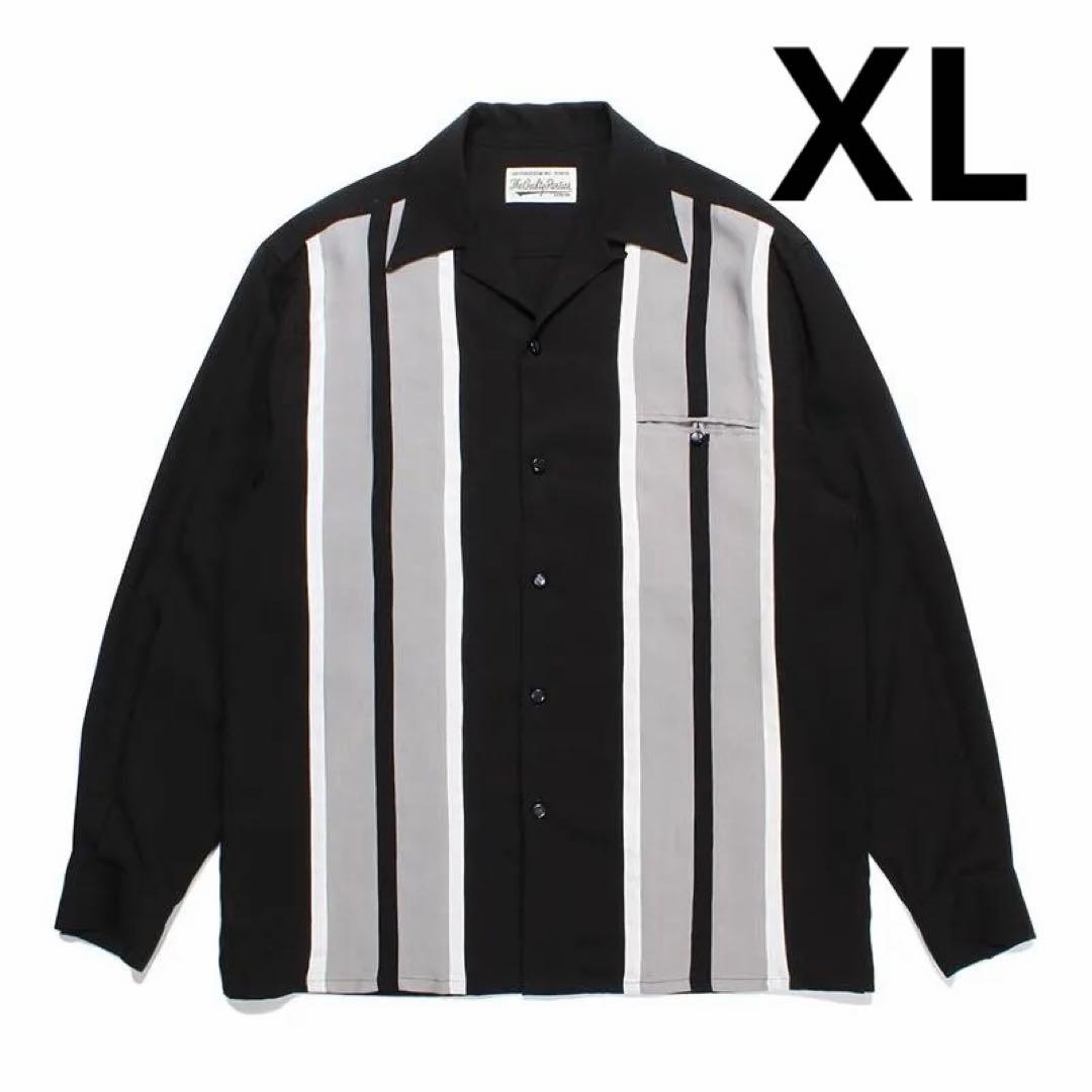 トップス wackomaria SWITCHING OPEN COLLAR SHIRT