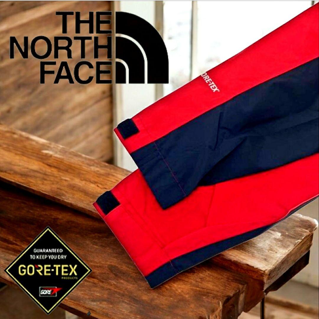 ザ・ノース・フェイスマウンテンレインテックス カーマイン L美品！