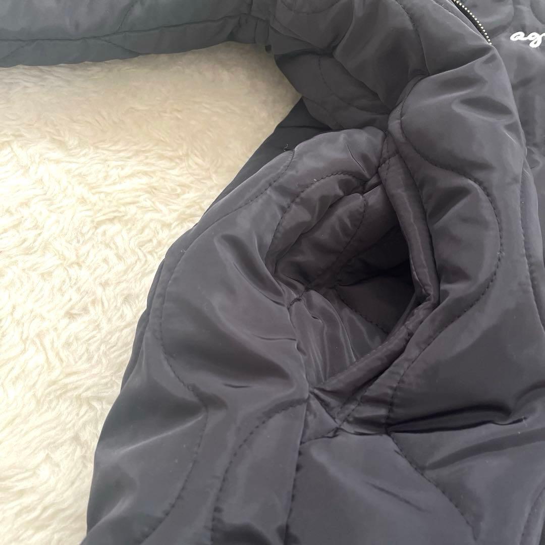 iminoaru アニエスべー　キルティングコート ブラック 2way コラボ