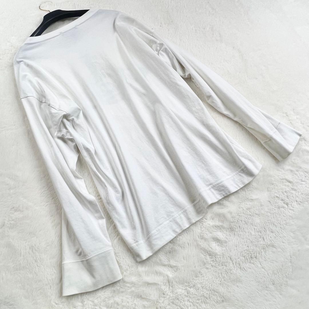 【ヴィヴィアンウエストウッドマン】フロントオーブロゴ長袖カットソー☆コットン☆M