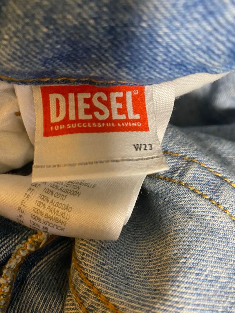 Diesel 1996 D-Sire デニムルーズフィット　W23 ライトブルー