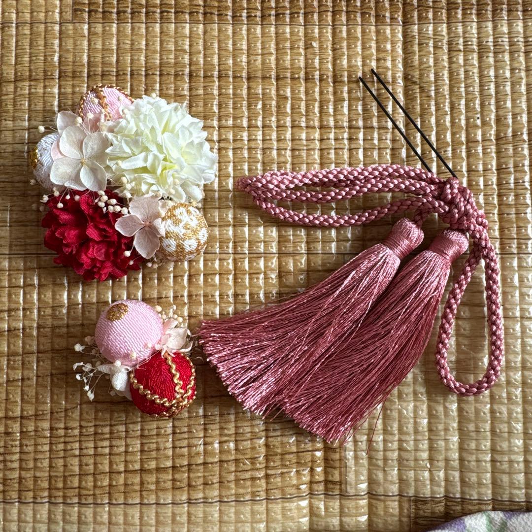 美品 キャサリンコテージ 七五三 着物 3歳 8点セット 女の子