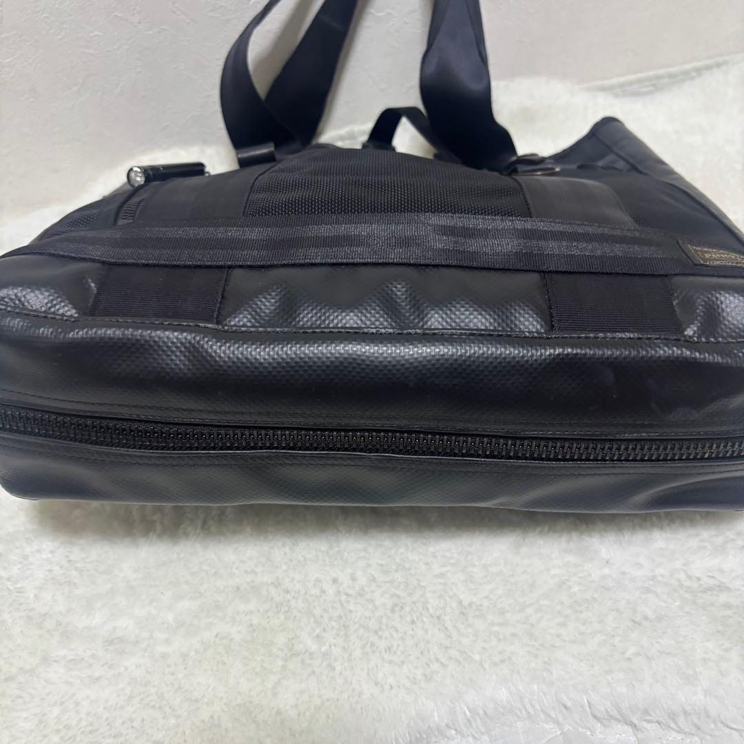 【人気】ポーター　ヒート　トートバッグ　ブラック　A4 ビジネス　拡張