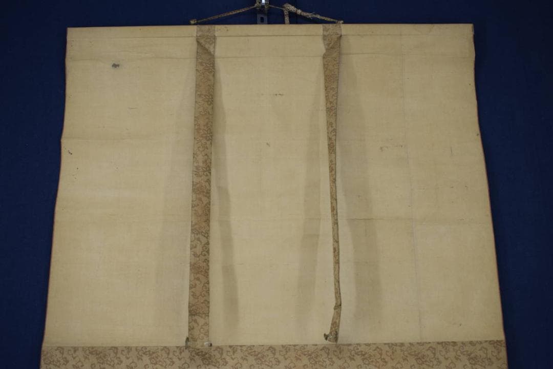 【真作】松村呉春（画）賀茂李鷹（賛）/土筆葛の花/掛軸☆宝船☆Y-773　JM