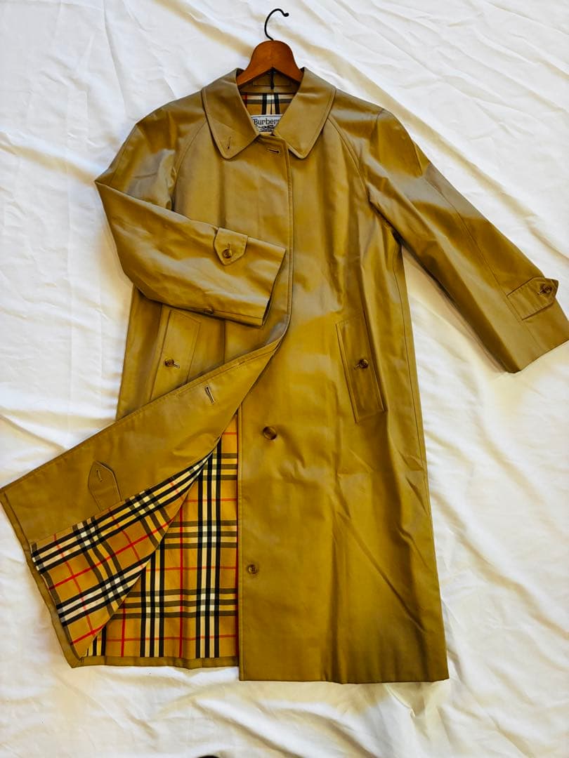 バーバリーズベージュ ダブルブレスト トレンチコート7AB2
