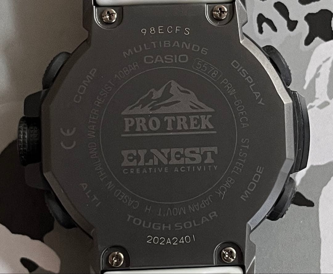 カシオ Pro Trek PRW-60ECA-1AJR 定価68200円(税込)