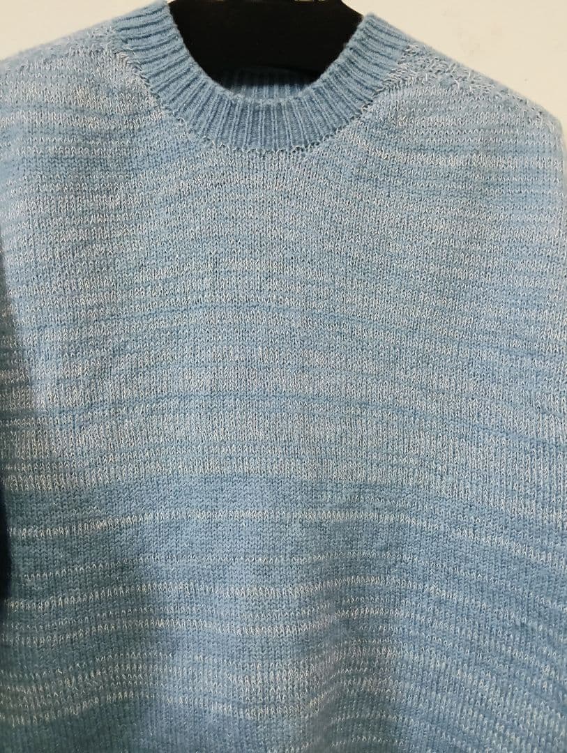 中川政七商店ブルー ニットセーター クルーネック新品未使用