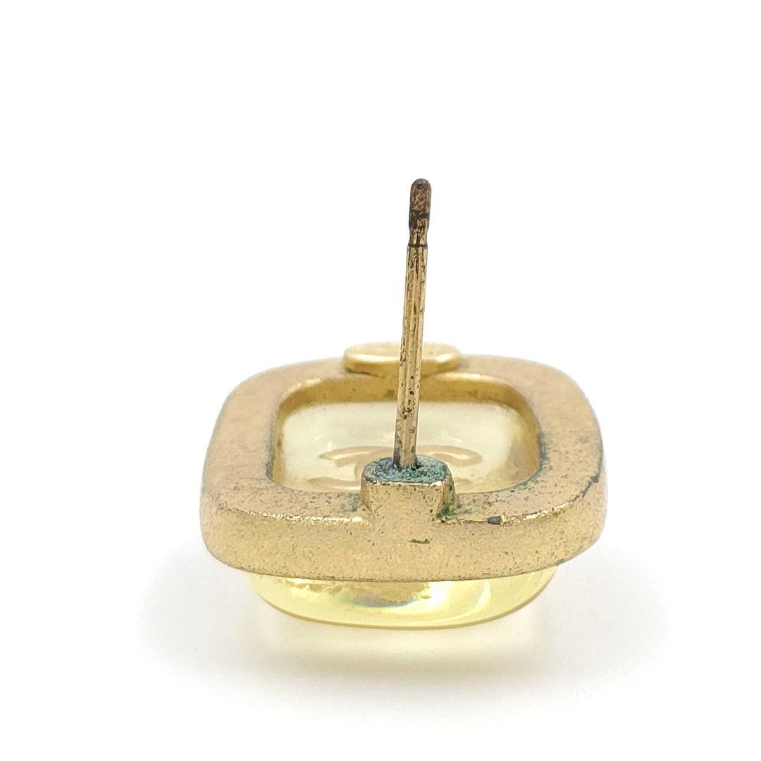 CHANEL シャネル ココ クリア ピアス 片耳 01P