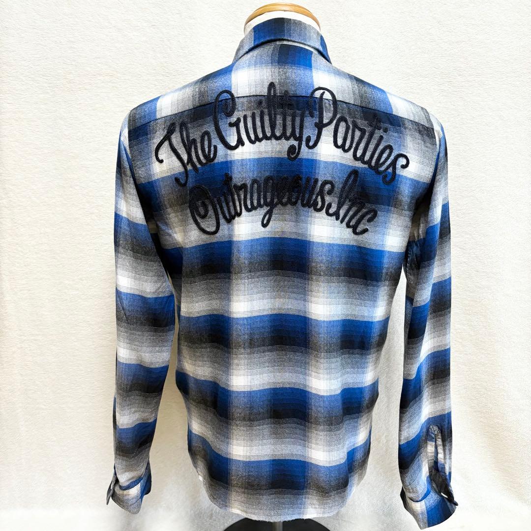 WACKO MARIA THE GUILTY PARTIES 長袖ネルシャツ S