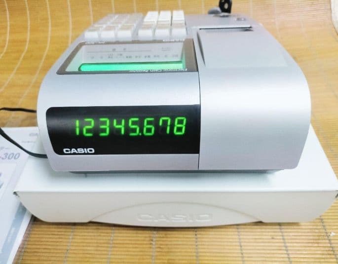 カシオレジスター　TE-300　フル設定無料　 送料無料人気機種　001773
