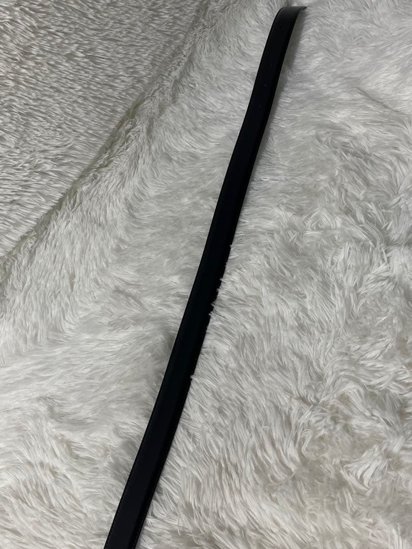 美品　フェラガモ ガンチーニ レザーベルト ブラック 本革 イタリア製