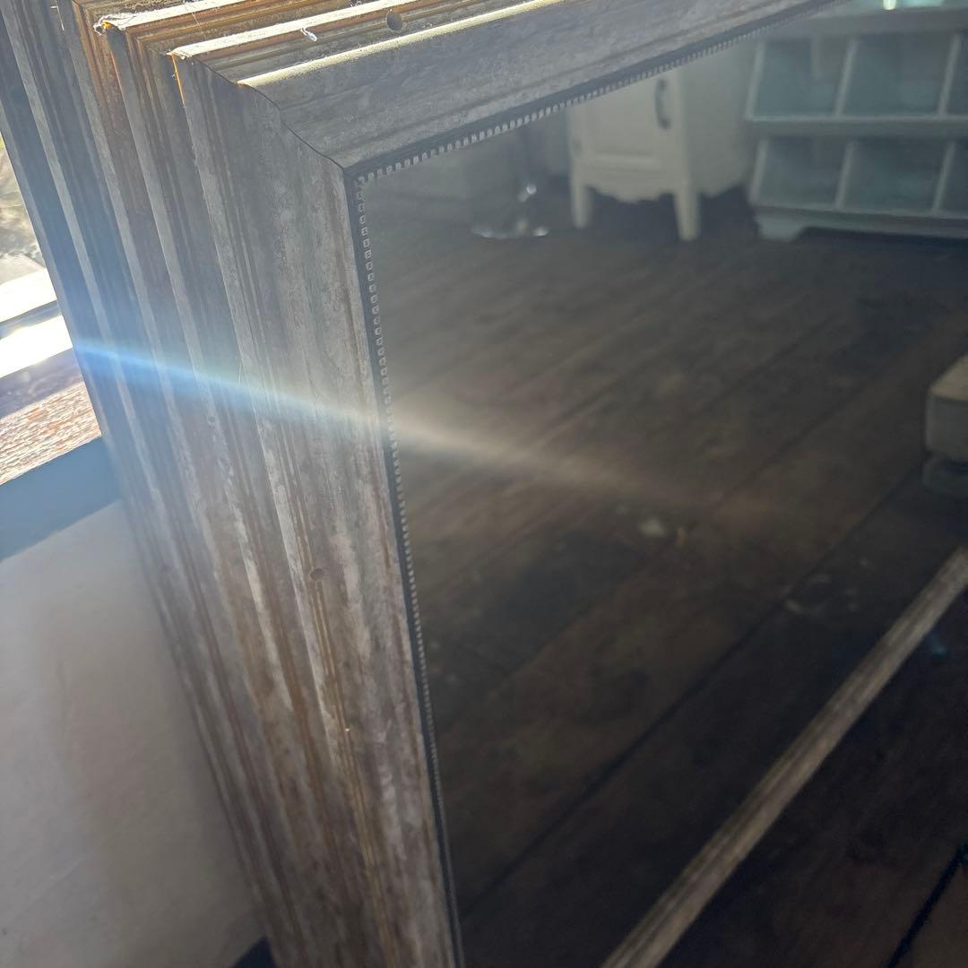 大きなヴィンテージ風　鏡　美容室　美容院　大きい鏡　壁掛け