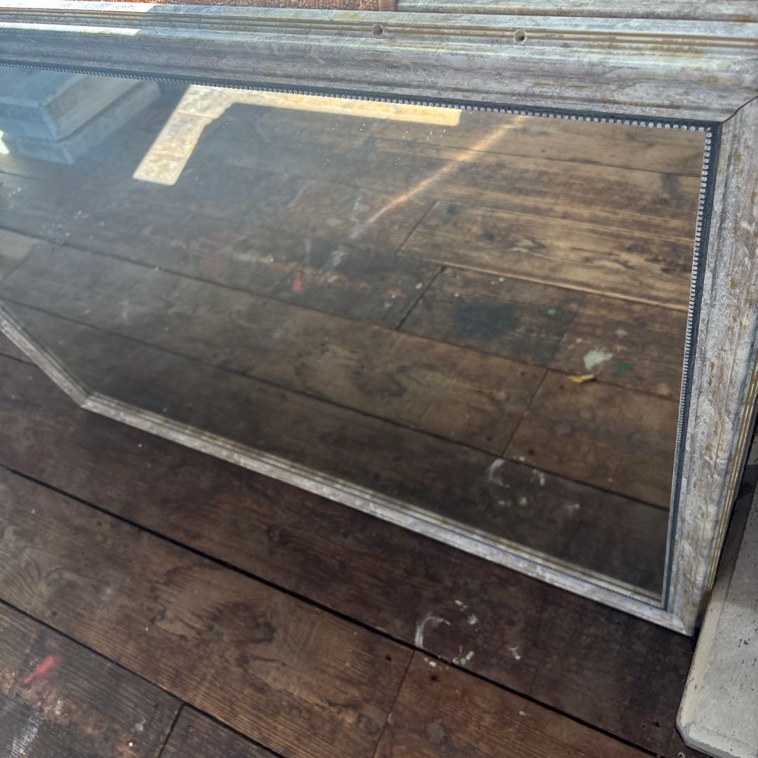 大きなヴィンテージ風　鏡　美容室　美容院　大きい鏡　壁掛け