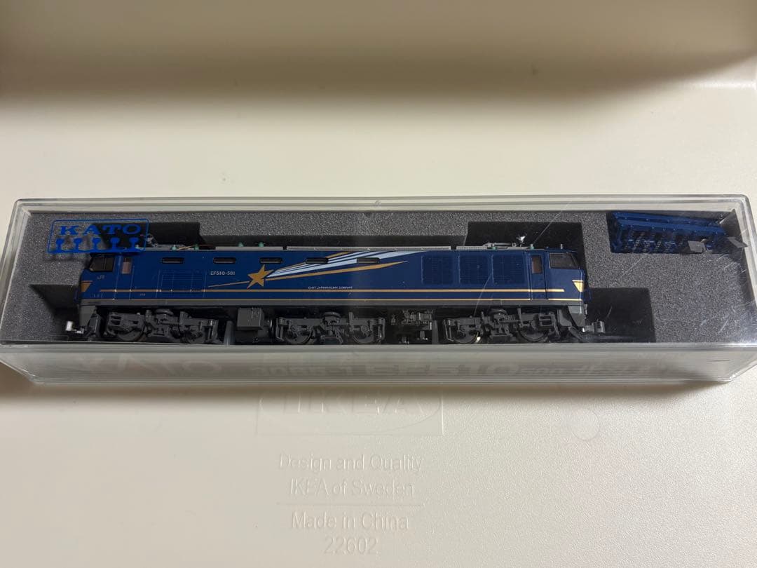 鉄道模型　Nゲージ　KATO 3065-1 EF510 北斗星色　緑碍子