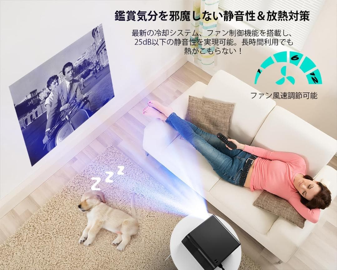 【新品未開封】COOAU プロジェクター Android TV搭載 4K対応
