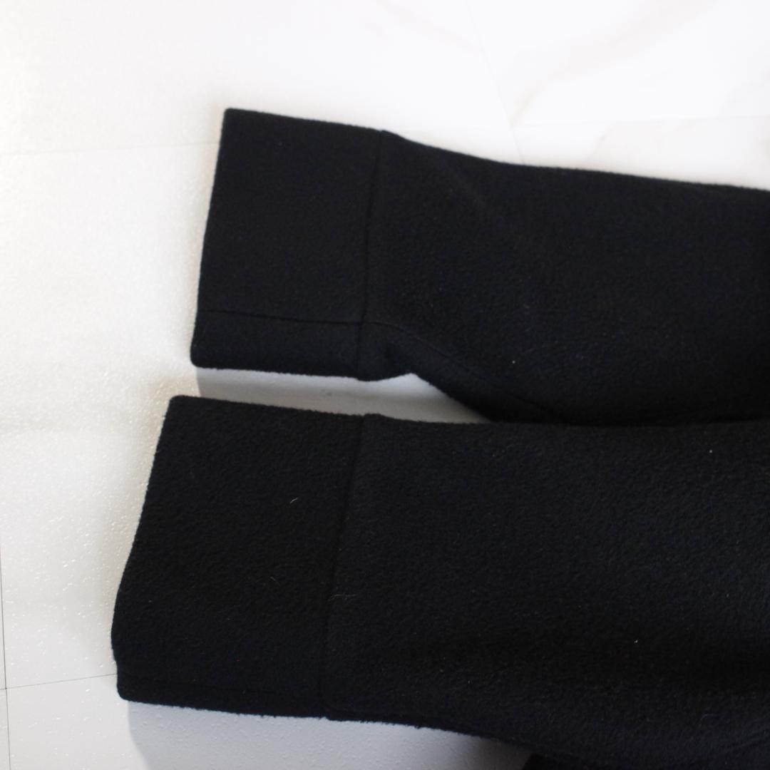 TICCA テントコート Fサイズ ブラック ウール ダブルボタン