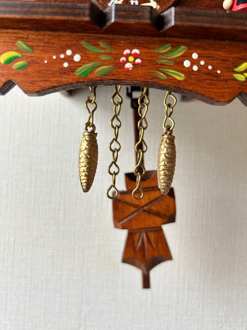 【美品】ドイツ製　クックリーノ シュヴァルツヴァルド　振り子時計　カッコー時計