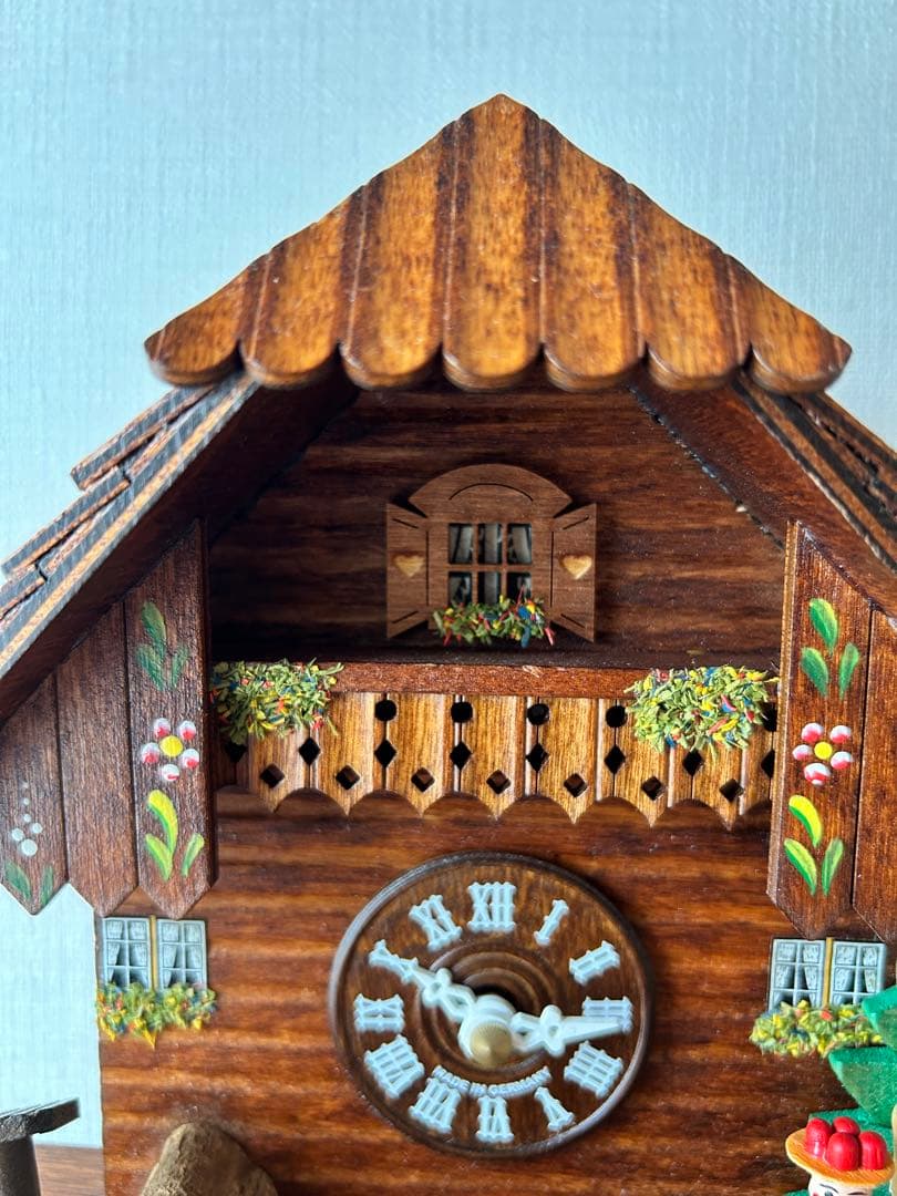 【美品】ドイツ製　クックリーノ シュヴァルツヴァルド　振り子時計　カッコー時計