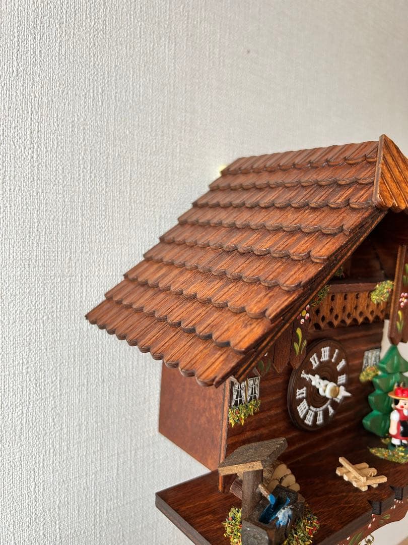 【美品】ドイツ製　クックリーノ シュヴァルツヴァルド　振り子時計　カッコー時計