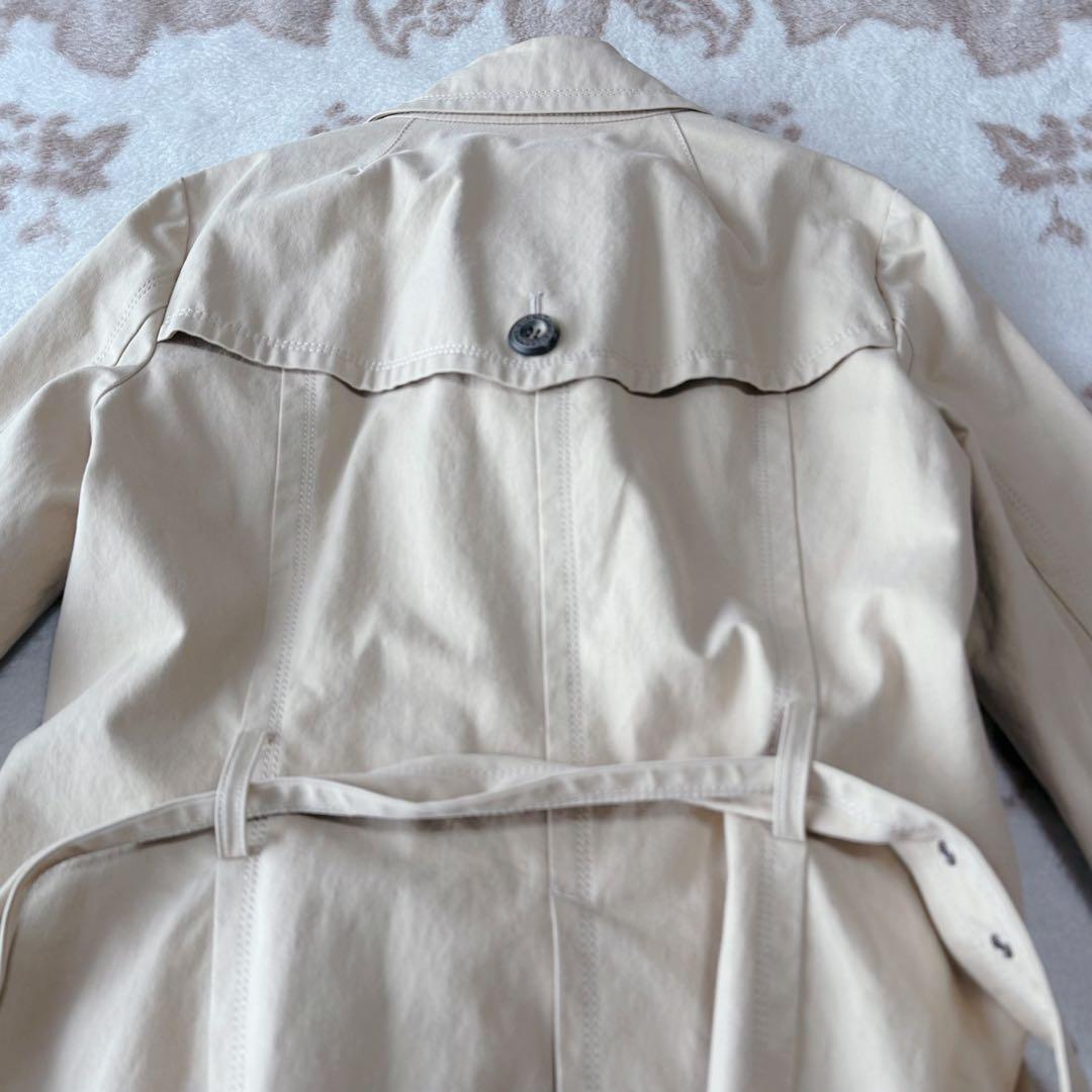 バーバリーブルーレーベル ノバチェック ショートトレンチコート ベルト 40