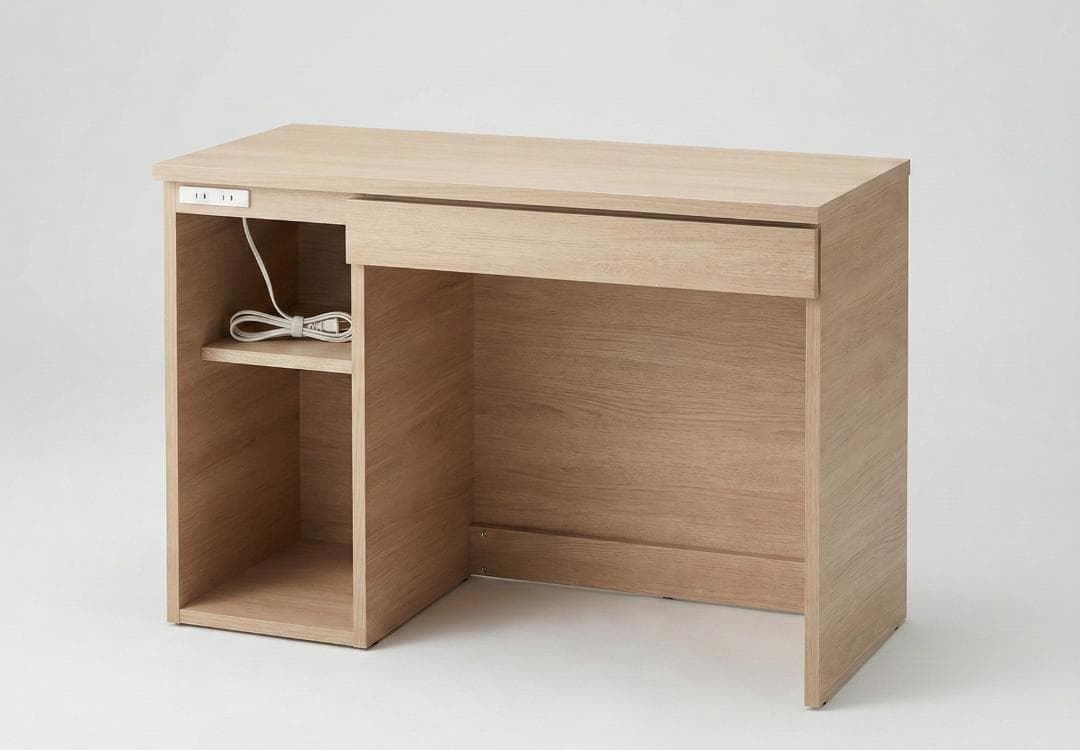 りしゅ　【新品未使用】ナチュラルデザインデスク