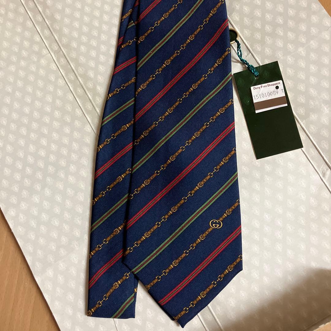 新品タグ付き✨希少GUCCI✨オールドグッチ　ヴィンテージ　ネクタイ