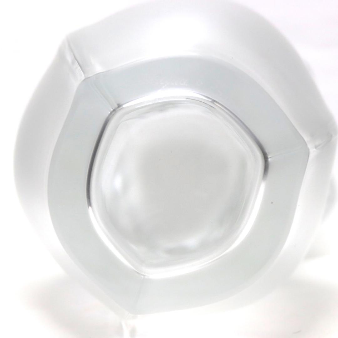 ラリック 花瓶 セントバーツ フラワーベース 花 フロステッド クリスタル